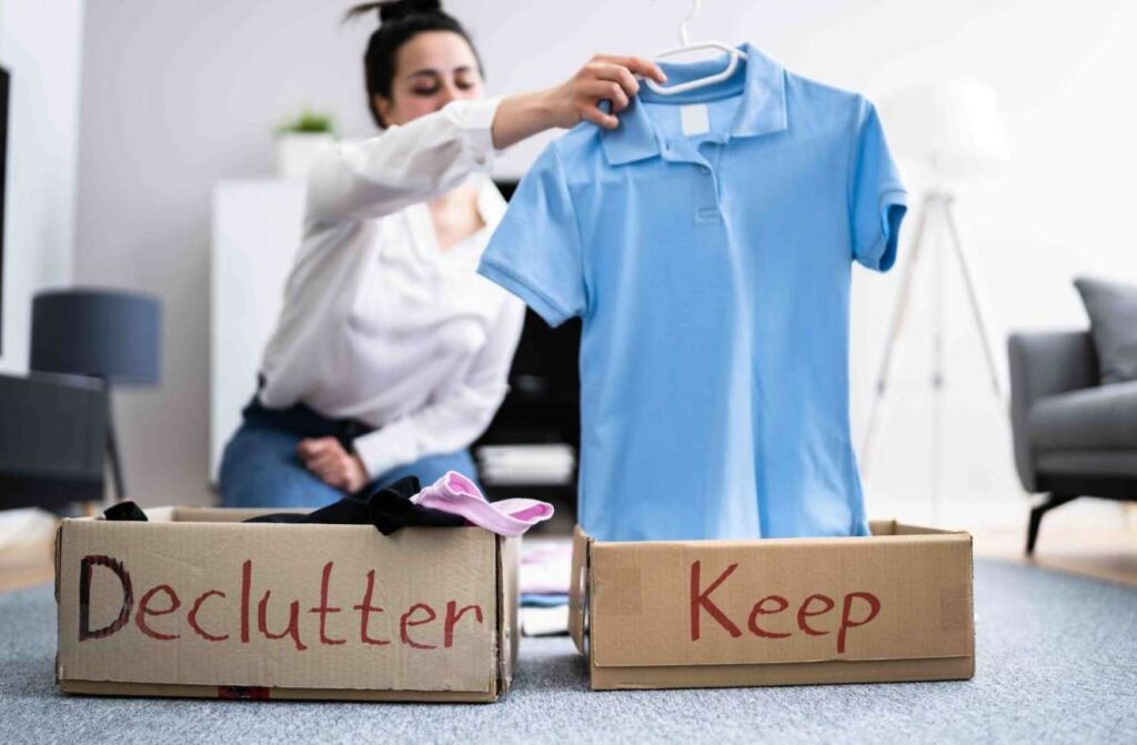 decluttering